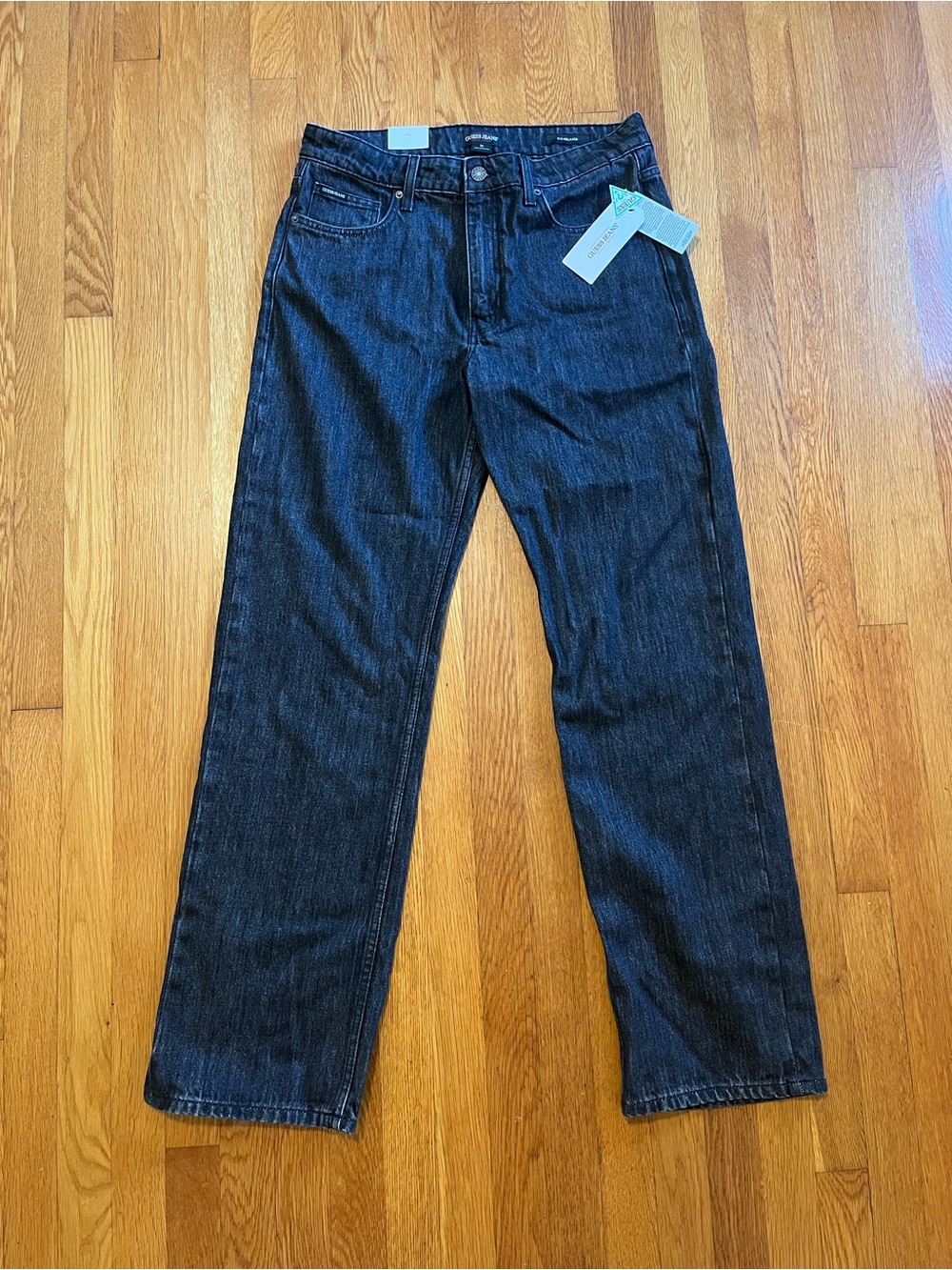NWT Guess Jeans Men’s GJ G18 Relaxed Jeans Vintage Black Wash 31 X 34 $89